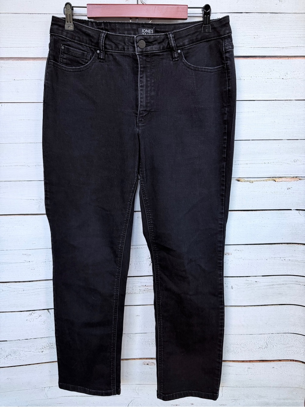 Jones New York Lexington Straight Leg Denim Jeans Size 12